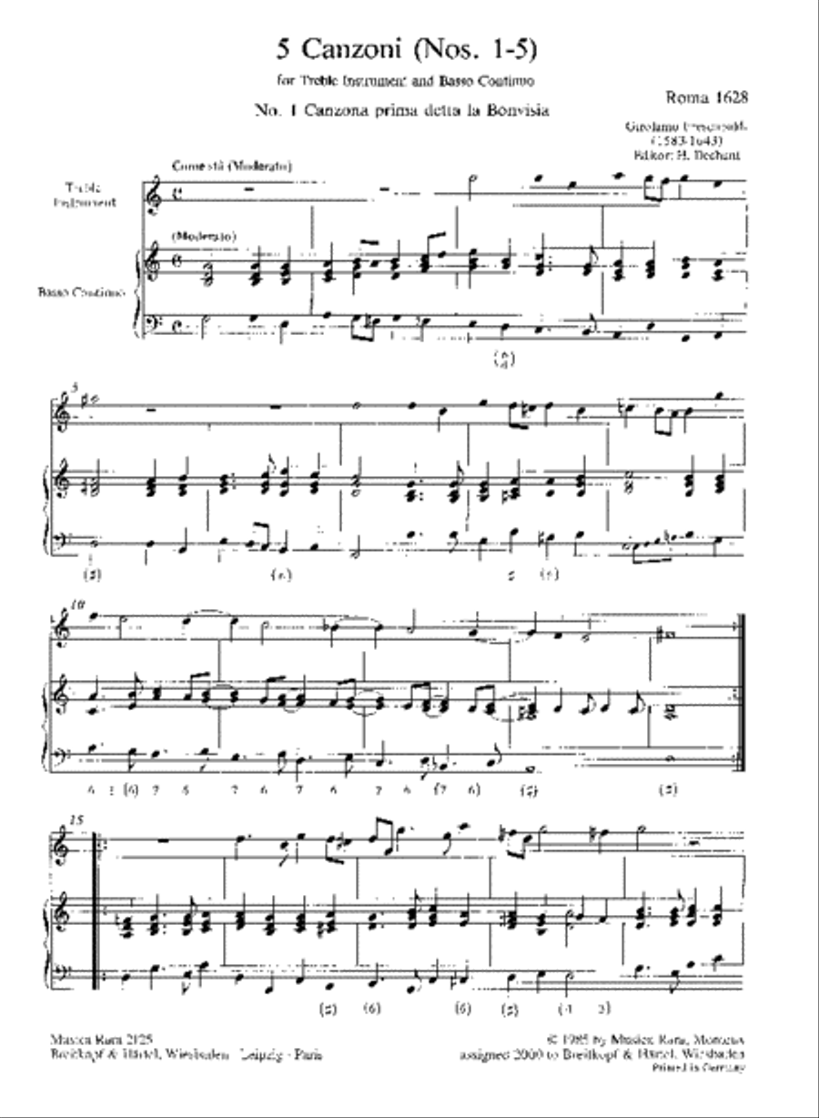 Canzoni Nos. 1-5 Canzoni Nos. 1-5 Violin Solo scores gallery preview page 2