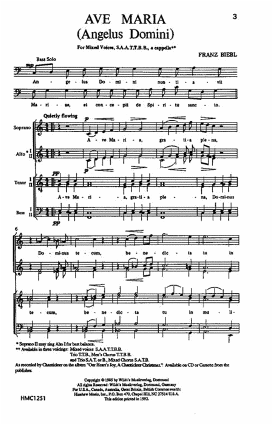 Ave Maria Choir scores gallery preview page 2