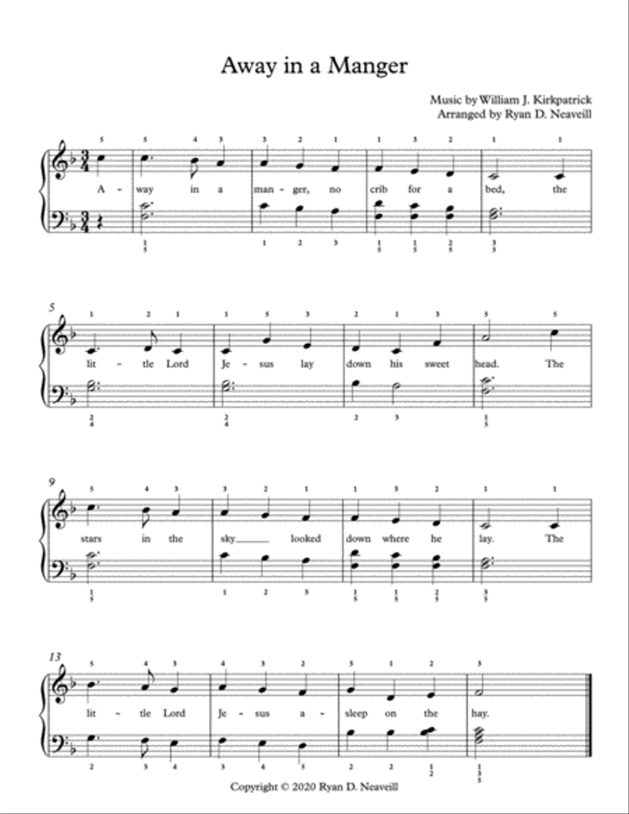 Easy Piano Christmas Carols Piano Method scores gallery preview page 3