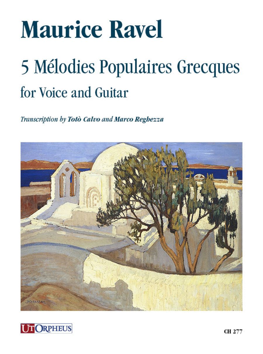 5 Mlodies Populaires Grecques for Voice and Guitar
