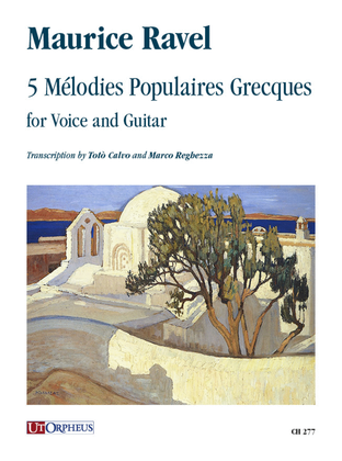 Book cover for 5 Mélodies Populaires Grecques for Voice and Guitar