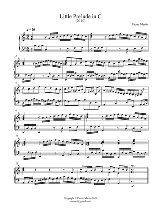 Little Prelude in C (organ)