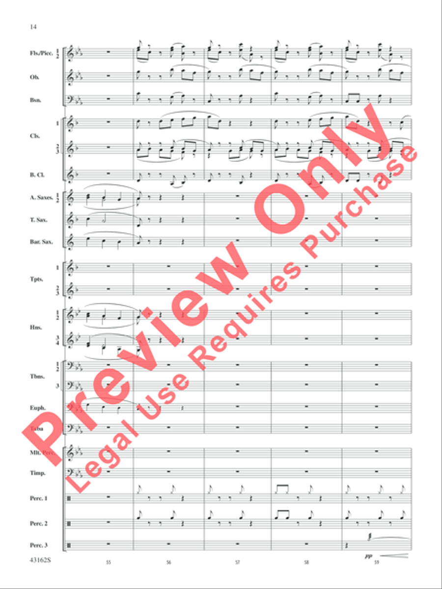 Appalachian Dreams Concert Band scores gallery preview page 15