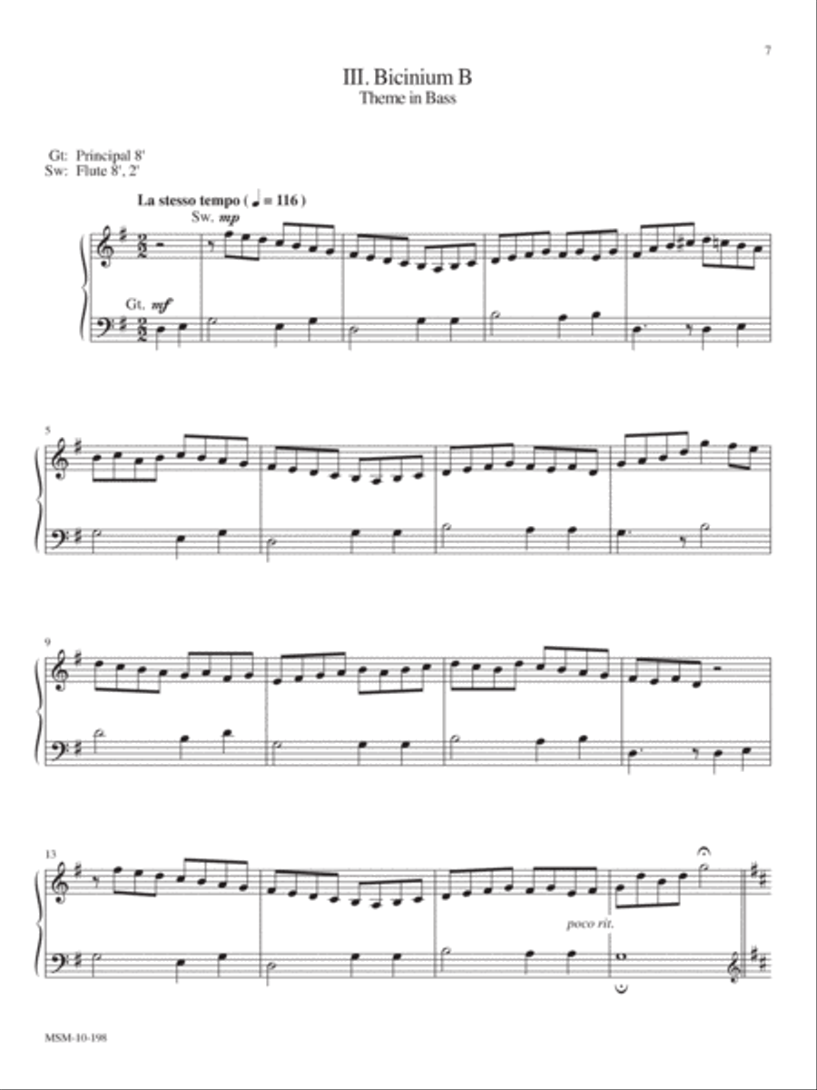 Partita on Foundation Organ scores gallery preview page 5
