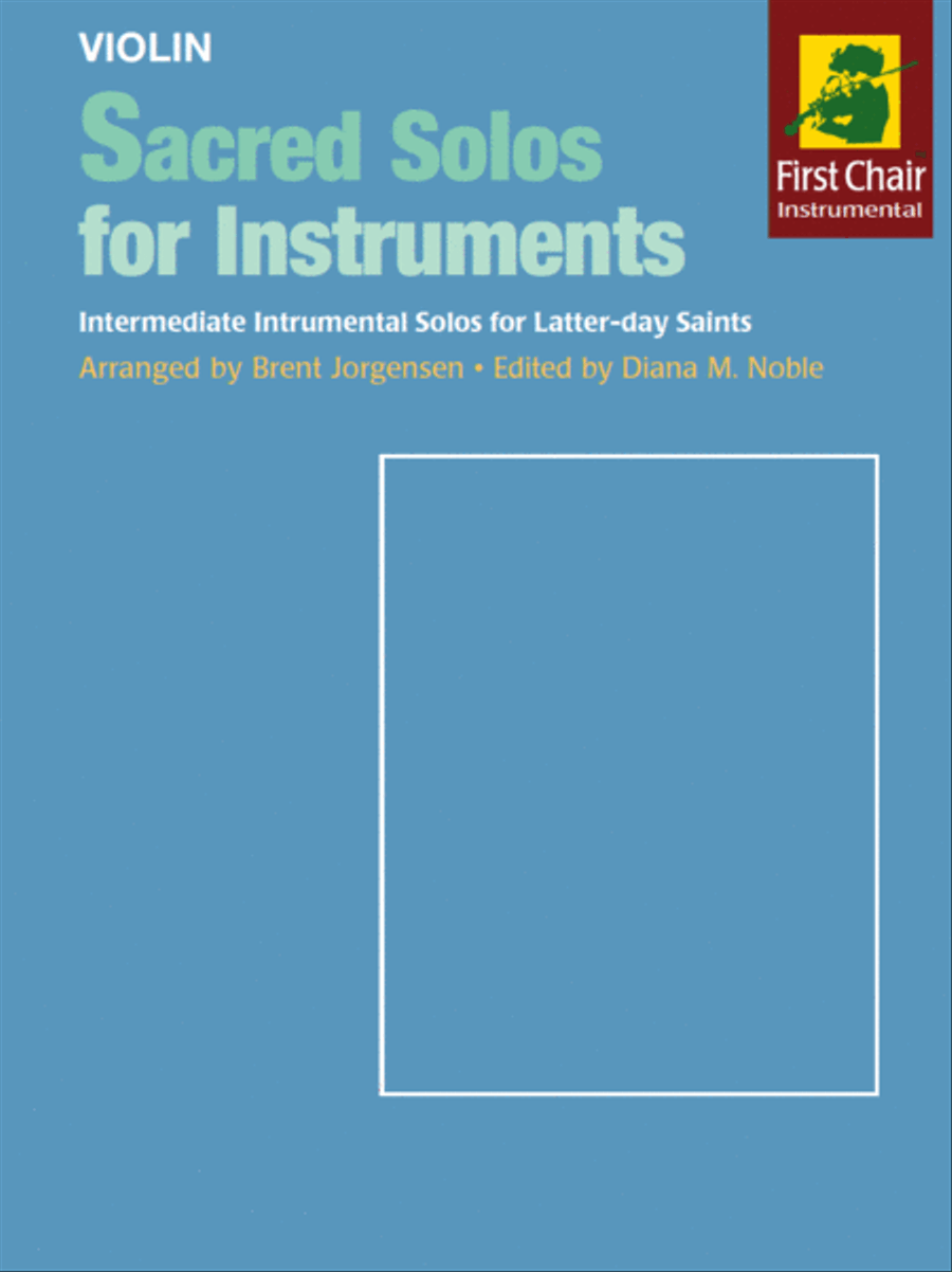 Sacred Solos for Instruments - Violin image number null