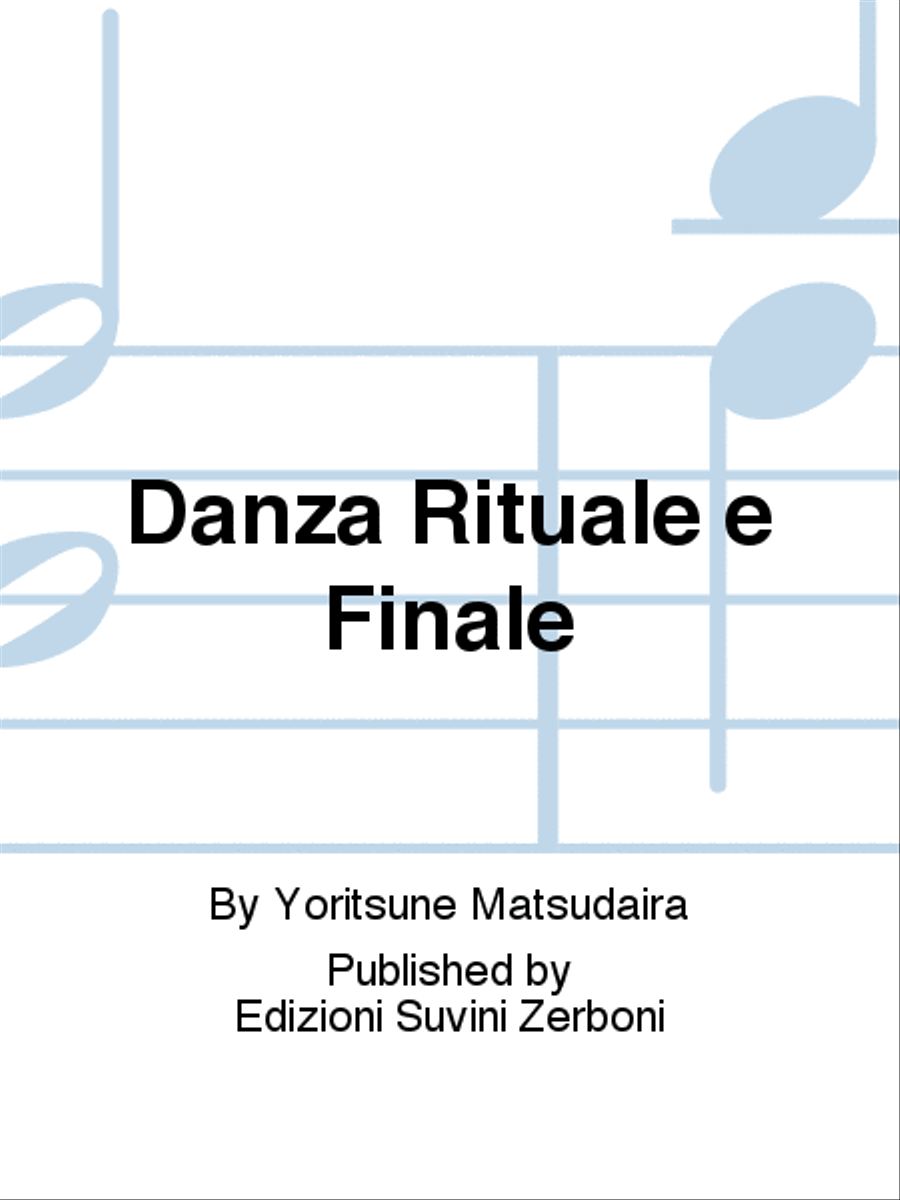 Danza Rituale e Finale Danza Rituale e Finale Orchestra scores gallery preview page 1