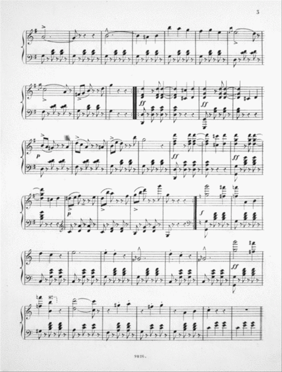 Donna Sabina Valse Brillante Piano Solo scores gallery preview page 4