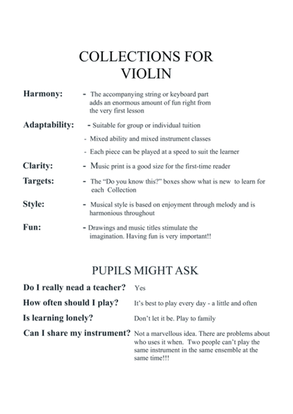 PUPIL BOOK Vol 3 Fruity Collection for Violin