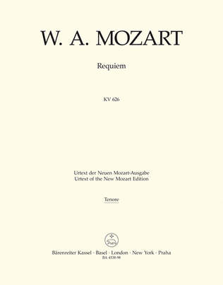 Book cover for Requiem KV 626