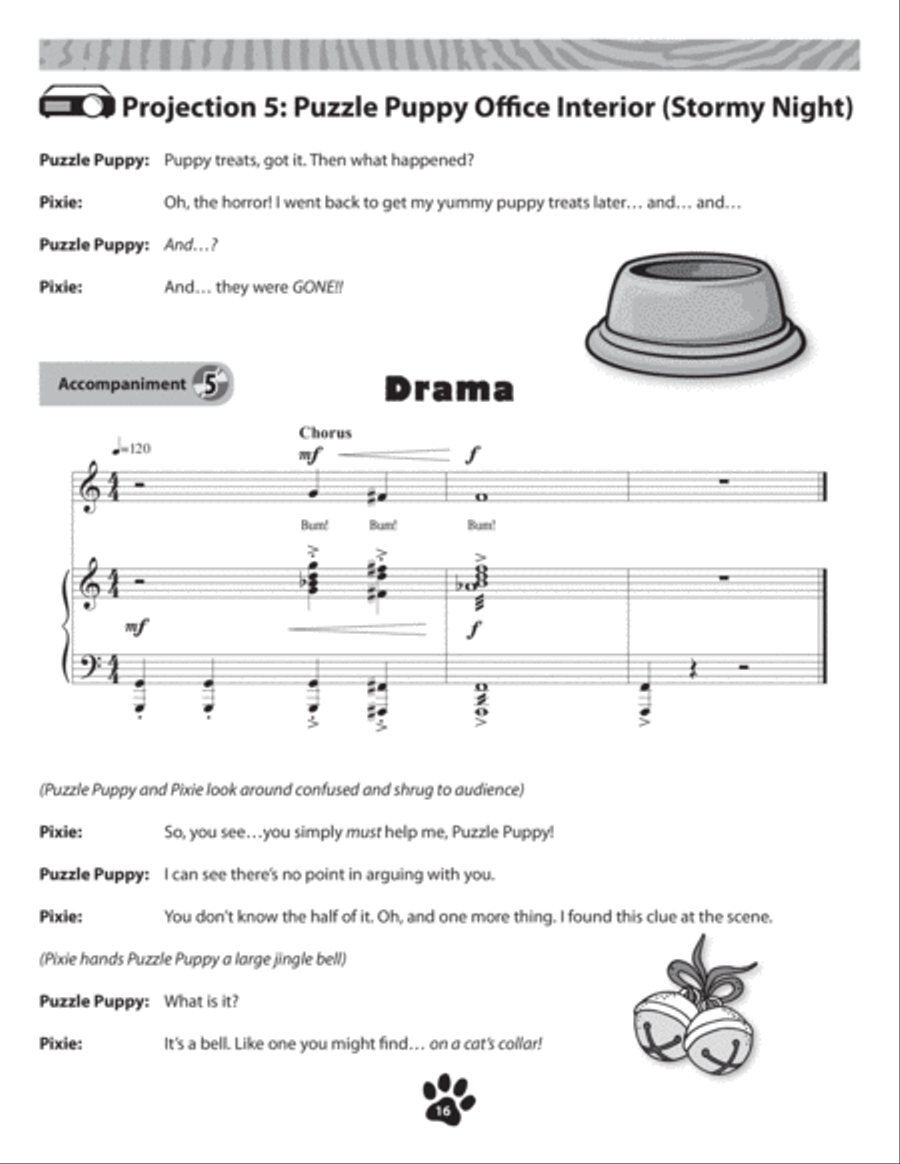 Puzzle Puppy Unison Choir scores gallery preview page 9