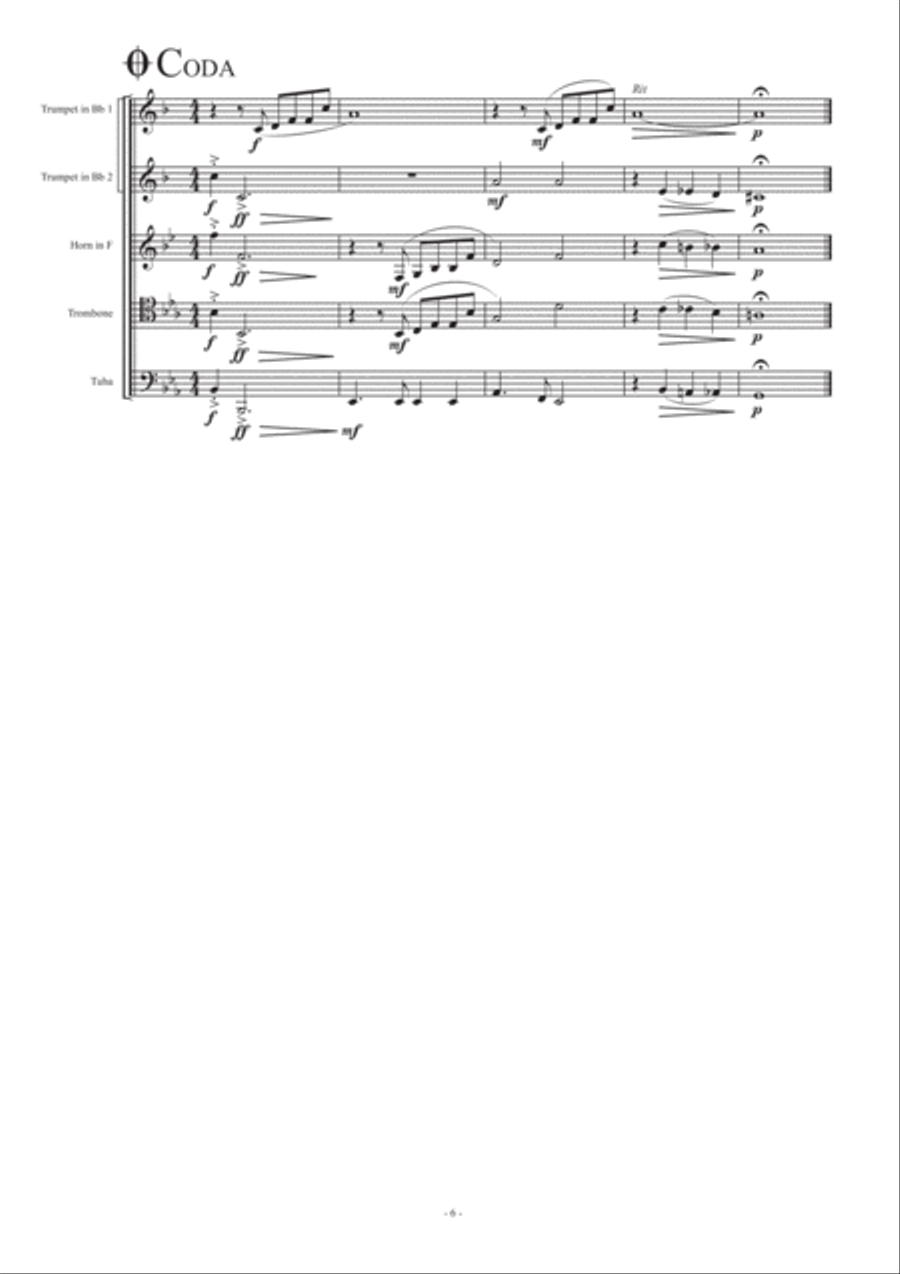 We've Only Just Begun Brass Ensemble scores gallery preview page 6