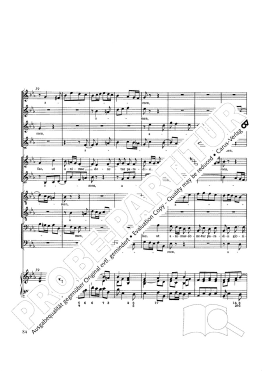 Stabat mater Choir scores gallery preview page 84