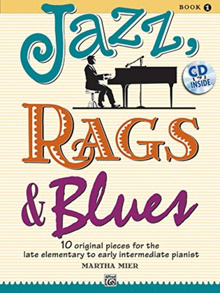 Jazz Rags & Blues Book 1 Book/CD