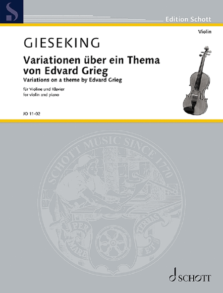 Variations on a theme by Edvard Grieg
