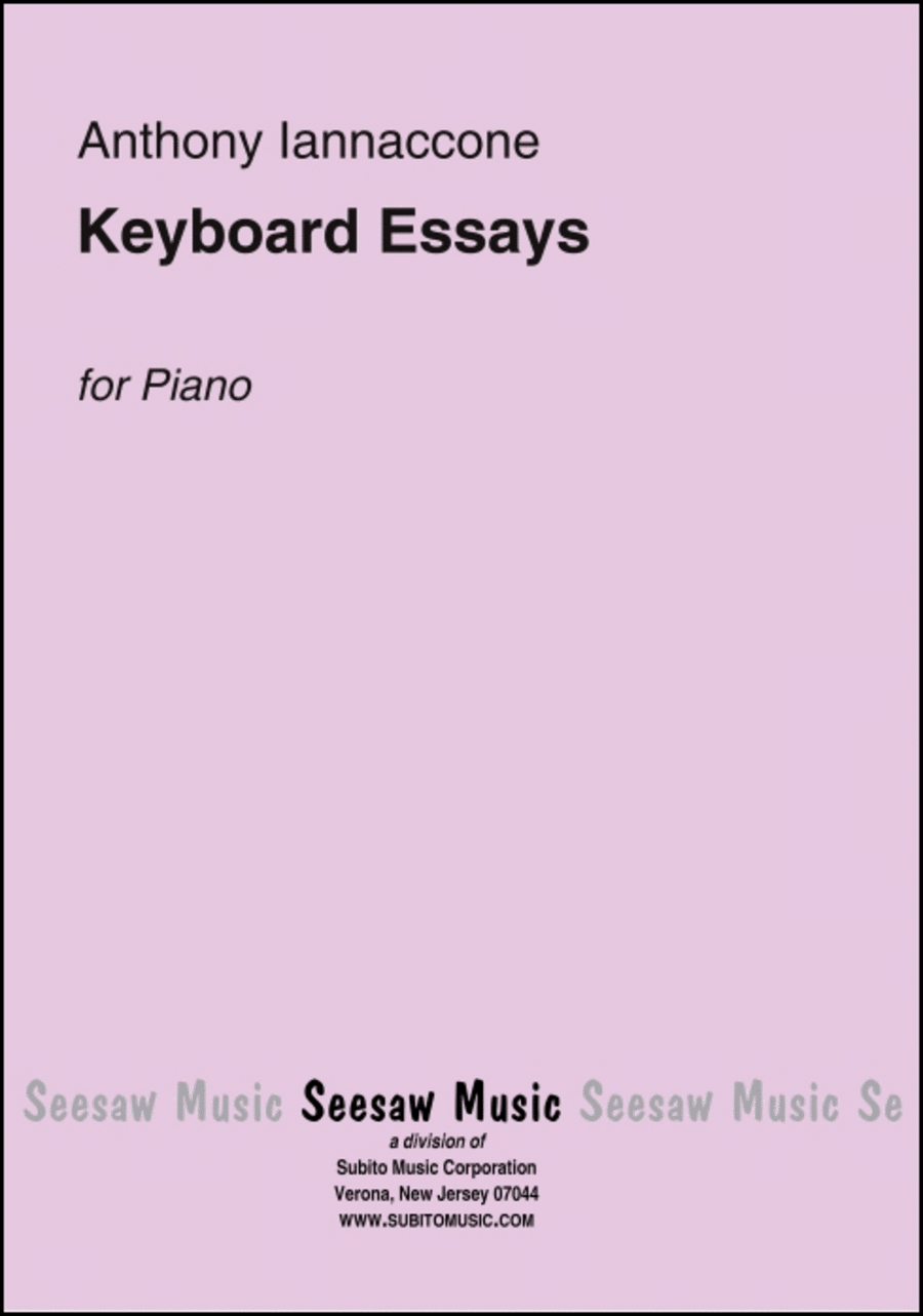 Keyboard Essays Harpsichord scores gallery preview page 1