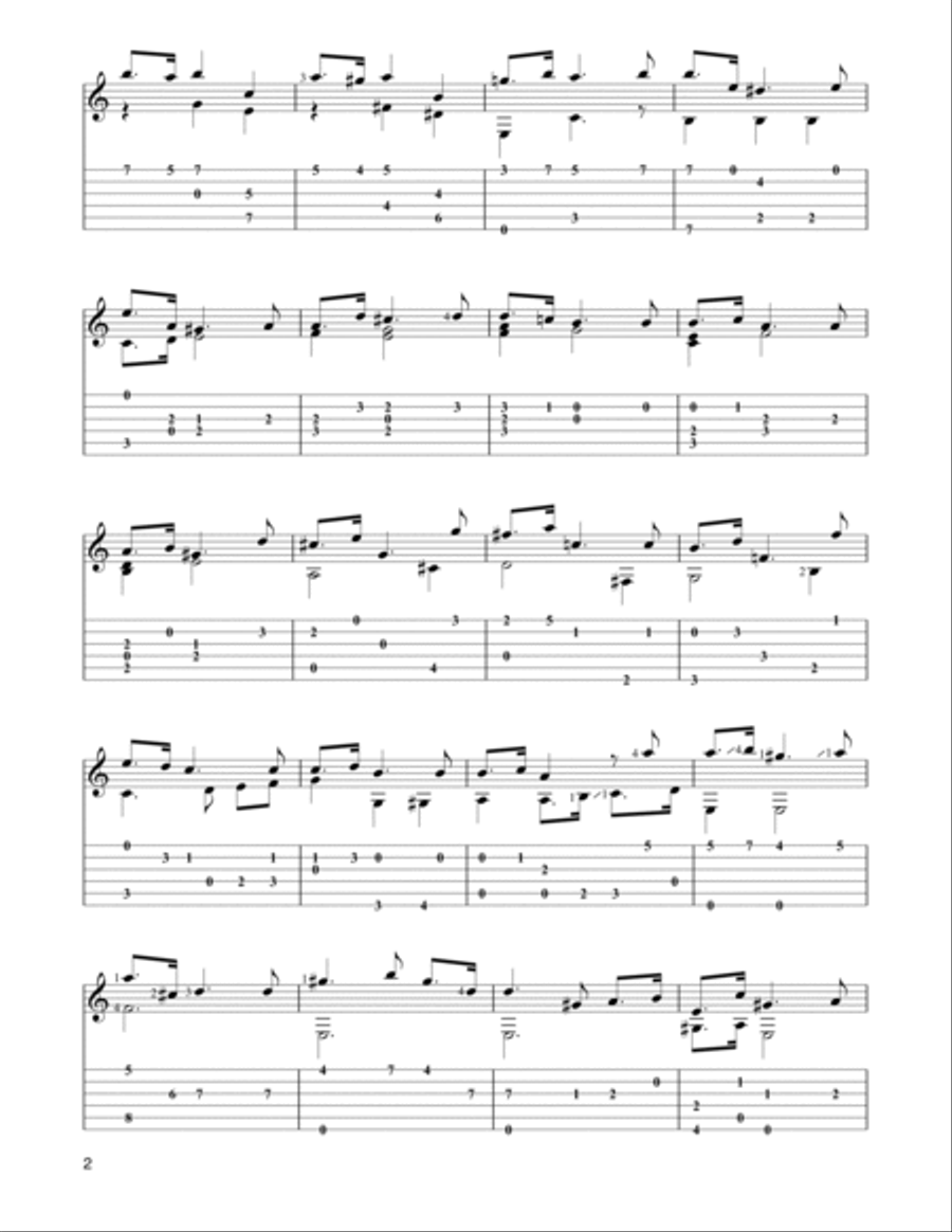 Flute Sonata in A Minor: “Adagio” Flute scores gallery preview page 2