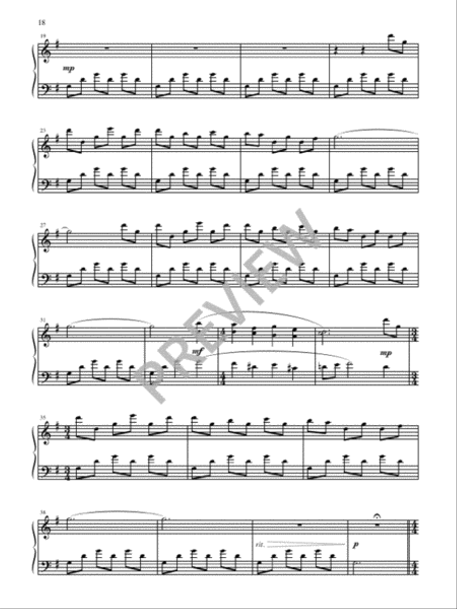 Six Advent Christmas Carols Christmas scores gallery preview page 20
