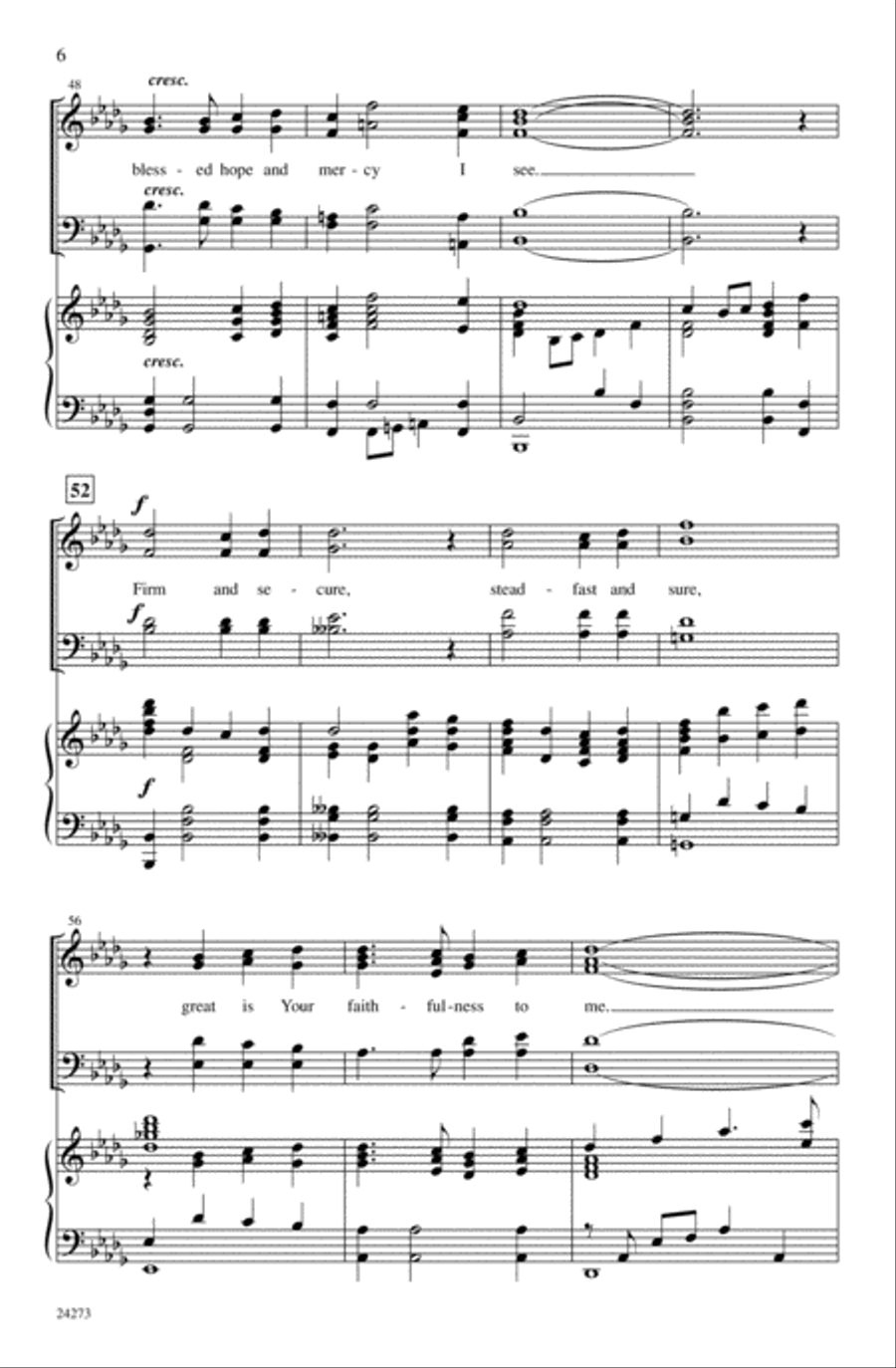 New Every Morning New Every Morning 4-Part scores gallery preview page 5