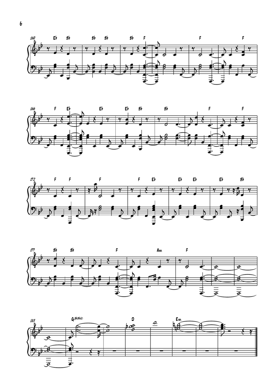 Hey Jude Easy Piano scores gallery preview page 6