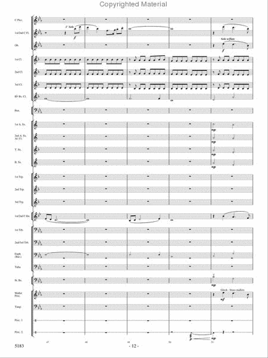 Portrait of Freedom Concert Band scores gallery preview page 11