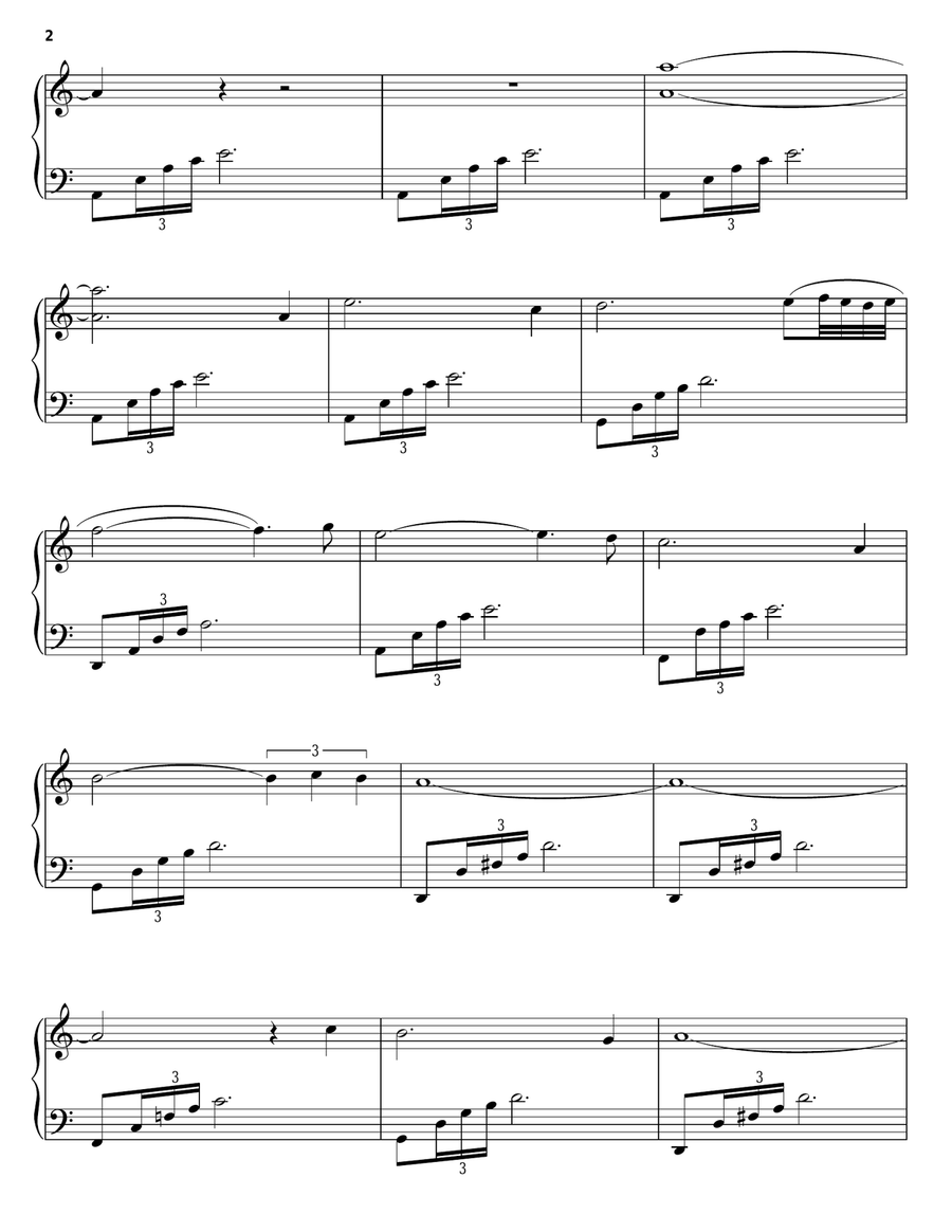Bittersweet Piano Solo scores gallery preview page 2