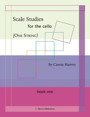 Book cover for Scale Studies for the Cello (One String), Book One
