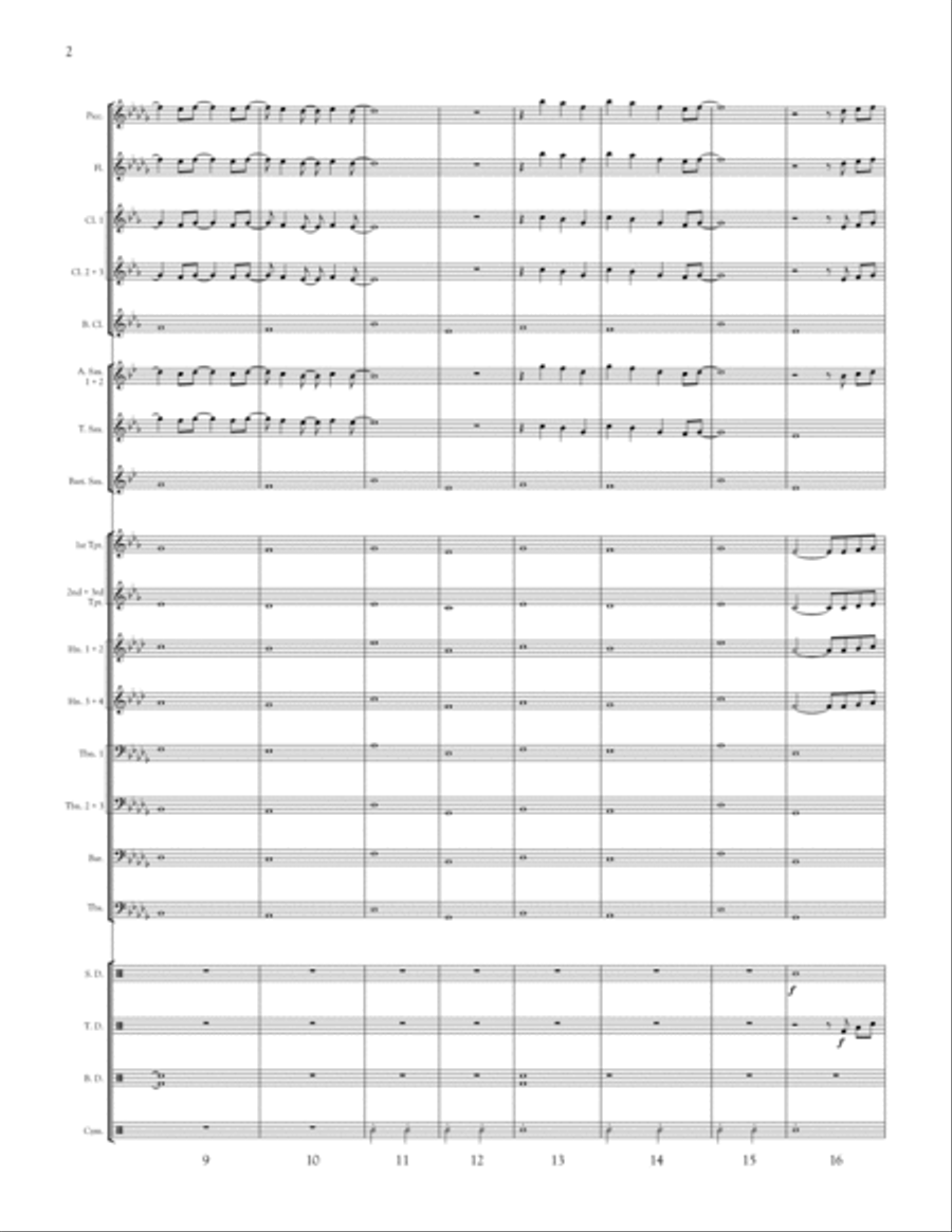 Stitches Stitches Marching Band scores gallery preview page 2
