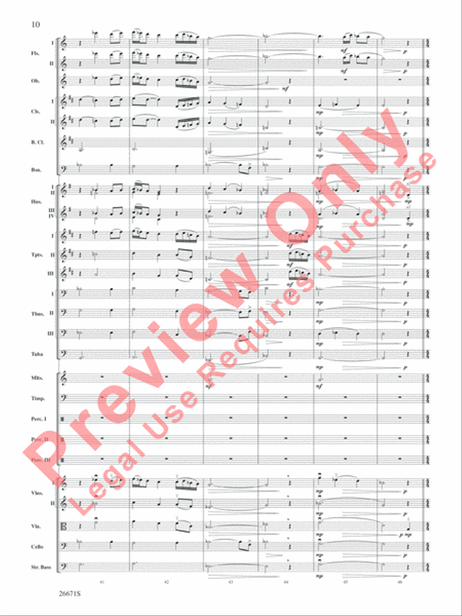 The Story of Mumble Happy Feet Full Orchestra scores gallery preview page 11
