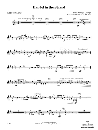 Handel in the Strand: 2nd B-flat Trumpet