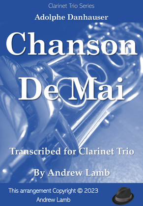 Book cover for Chanson de Mai (for Clarinet Trio)
