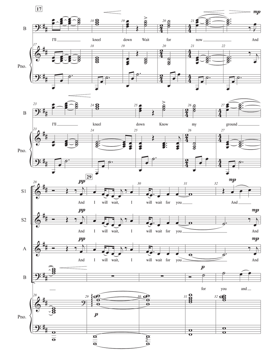 I Will Wait 3-Part scores gallery preview page 2