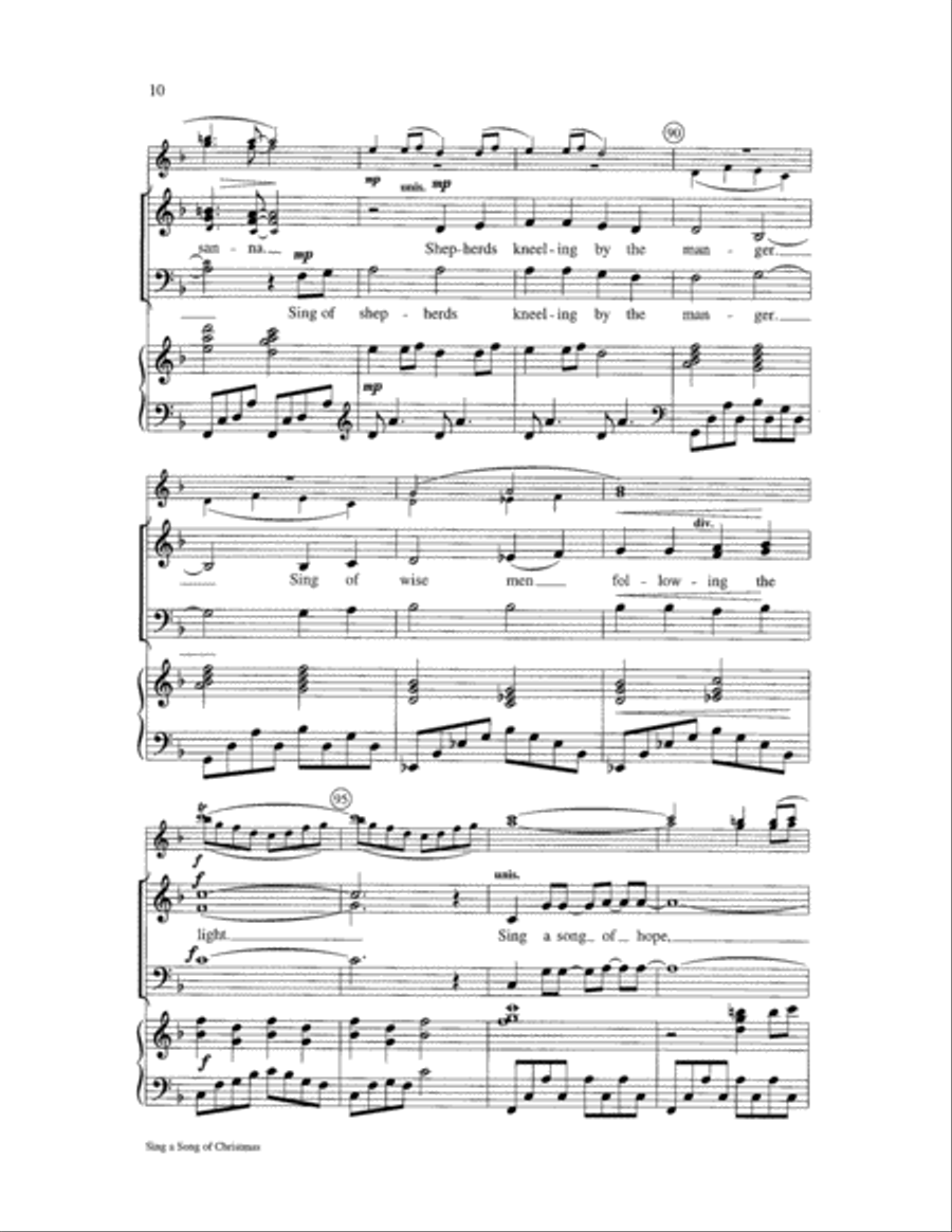 Sing a Song of Christmas 3-Part scores gallery preview page 10