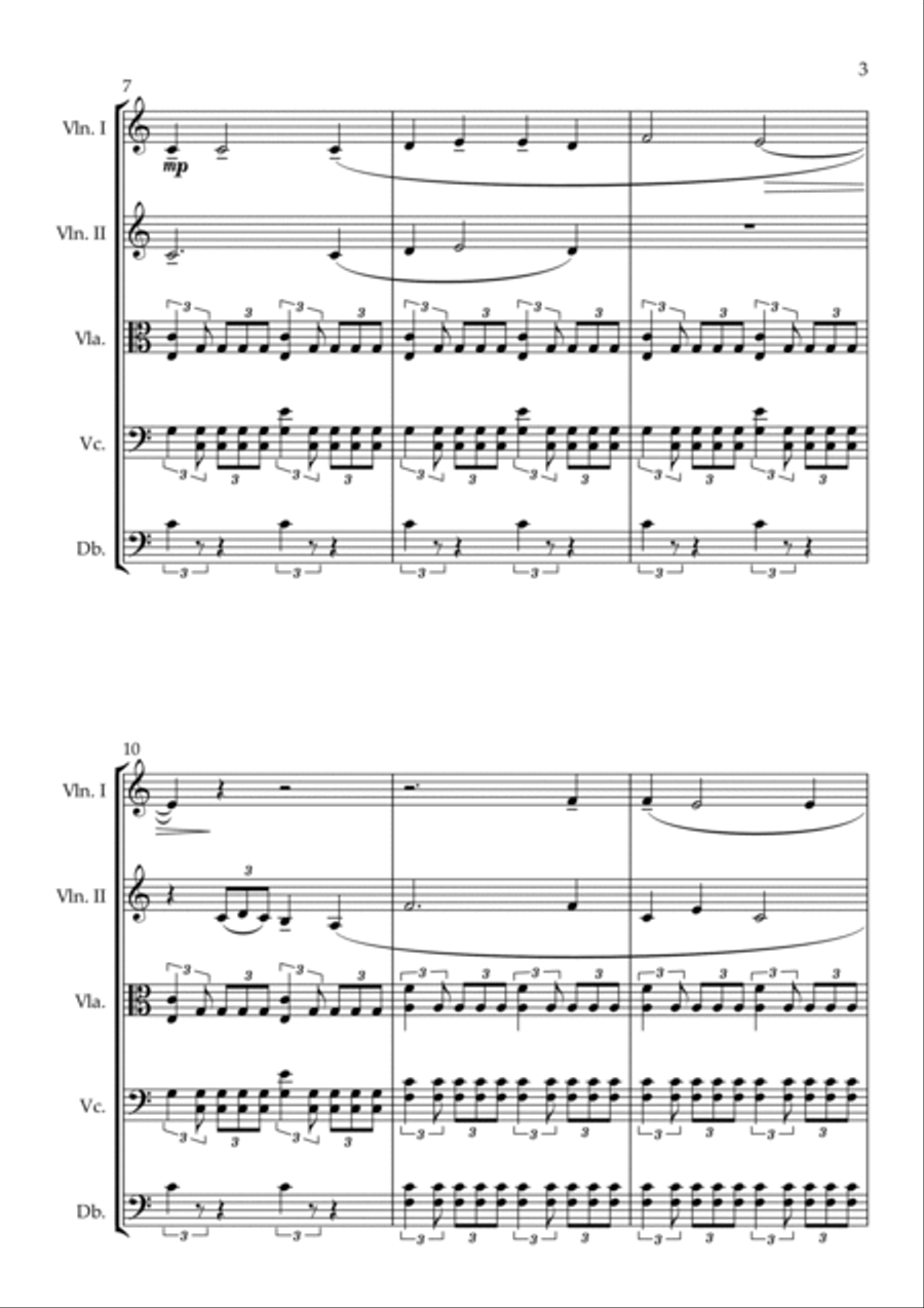 The Gardens Tale String Quartet scores gallery preview page 3