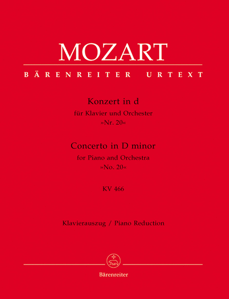 Wolfgang Amadeus Mozart: Piano Concerto #20 In D Minor, K. 466