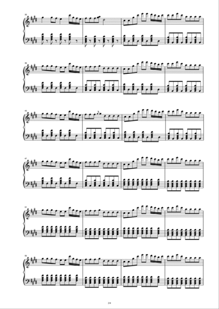 The Spectre Piano Solo scores gallery preview page 2