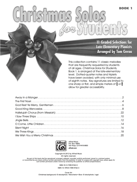 Christmas for Students, Book 1