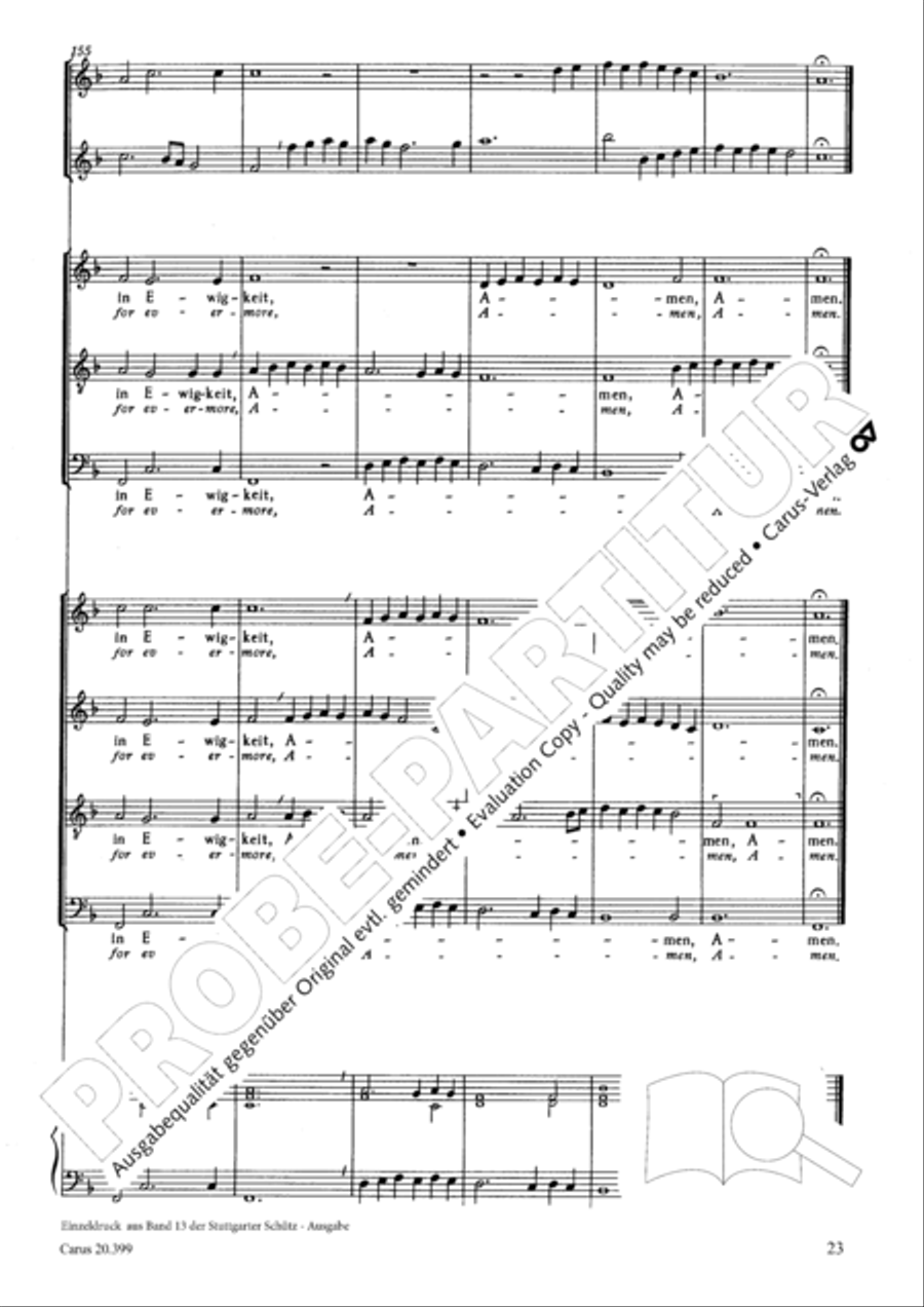 I lift up mine eyes (Ich hebe meine Augen auf zu den Bergen) ATB scores gallery preview page 24