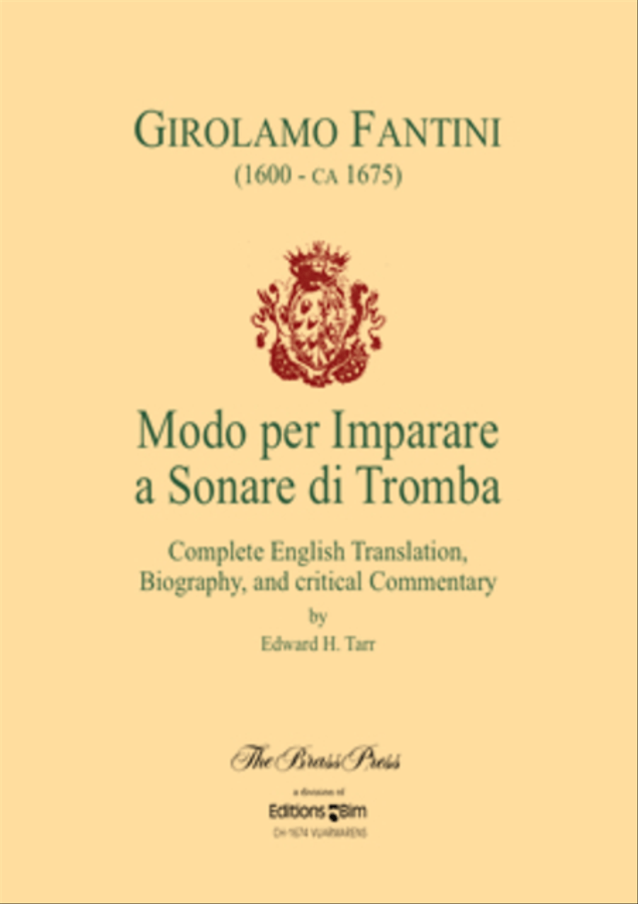 Girolamo Fantini, Modo per imparare a sonare Trumpet Solo scores gallery preview page 1
