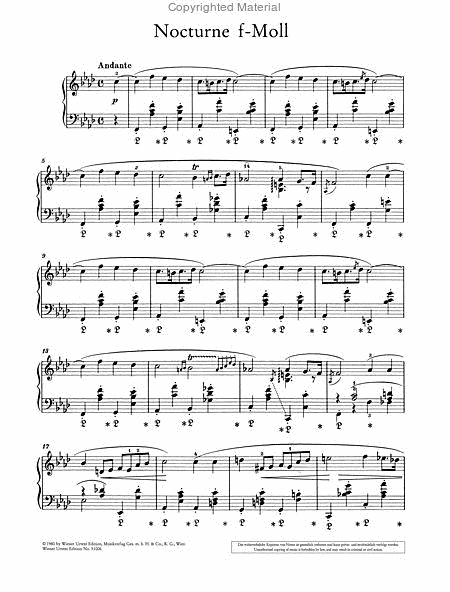 Nocturne in F minor, op. 55, no. 1