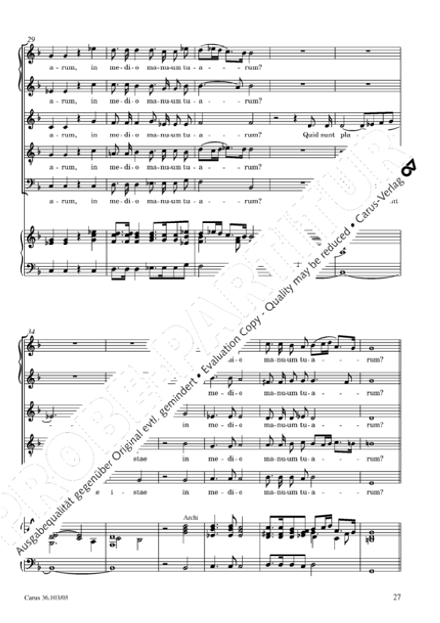 Membra Jesu nostri SSATB scores gallery preview page 28