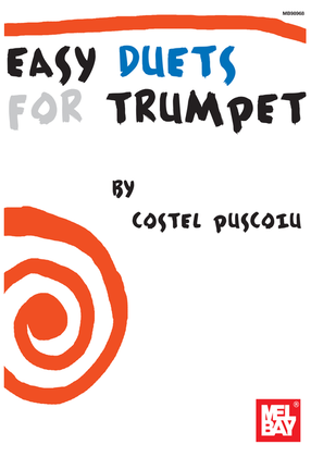 Book cover for Easy Duets for Trumpet