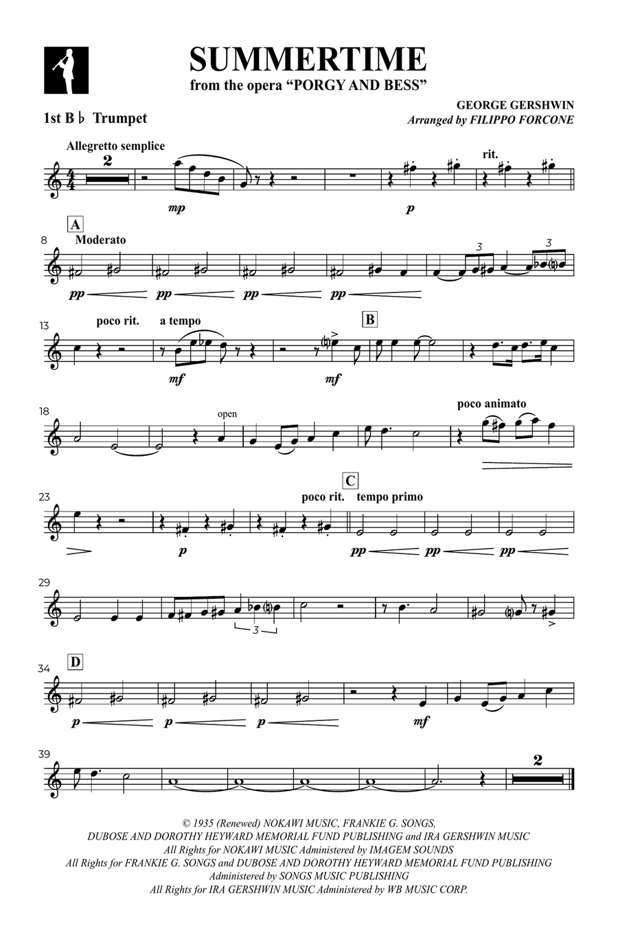 Summertime Brass Quintet scores gallery preview page 6
