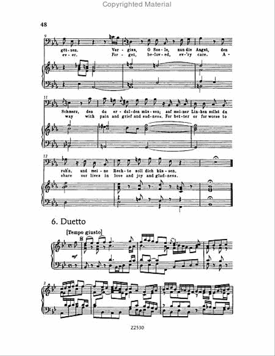 Wachet auf, ruft uns die Stimme, BWV 140 Choir scores gallery preview page 48