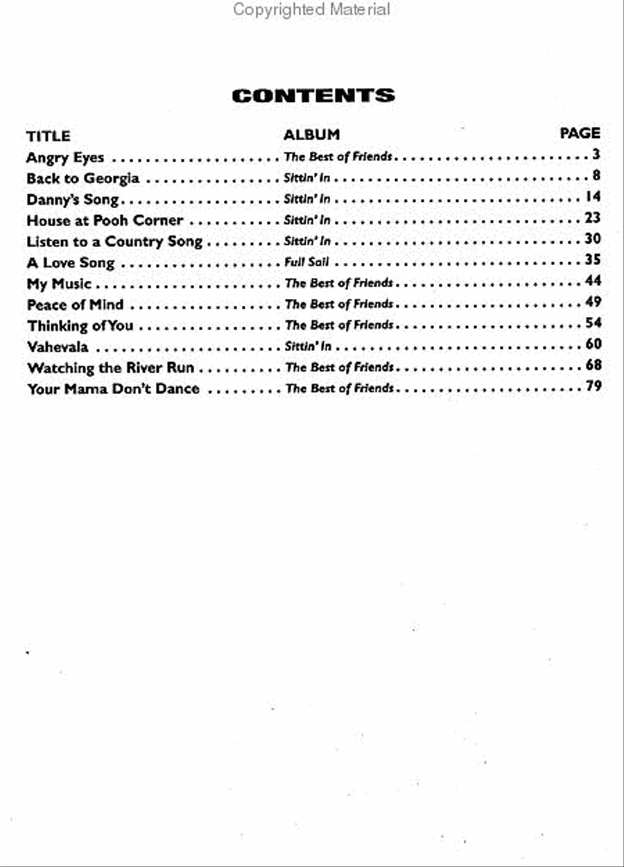 Loggins & Messina Loggins & Messina Electric Guitar scores gallery preview page 3