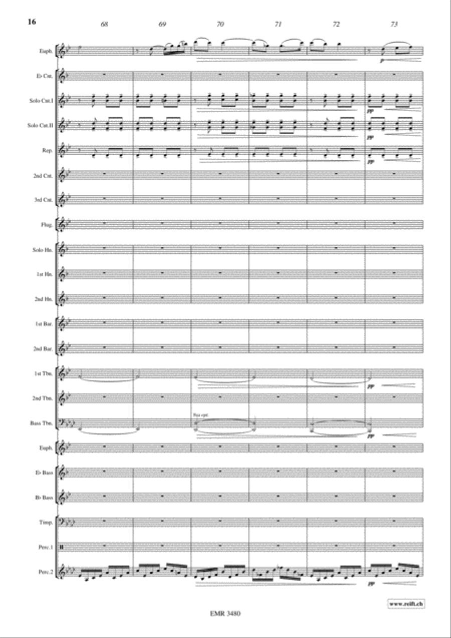 Devil's Concertino Devil's Concertino Brass Band scores gallery preview page 17