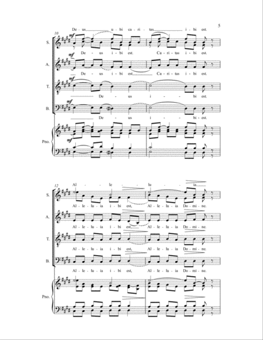 Caritas et Amor Caritas et Amor SSATB scores gallery preview page 9