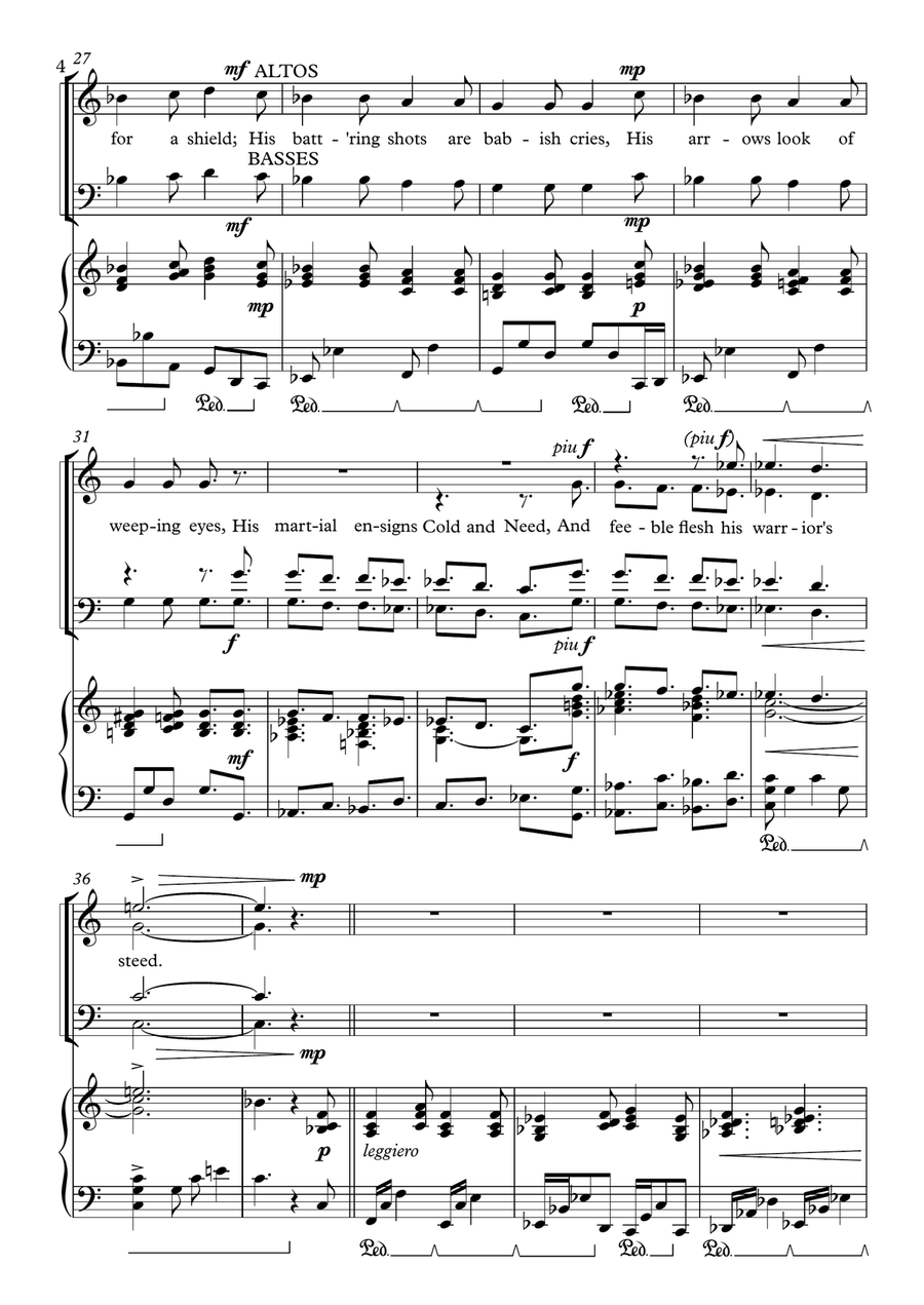 This Little Babe (SATB version) 4-Part scores gallery preview page 4