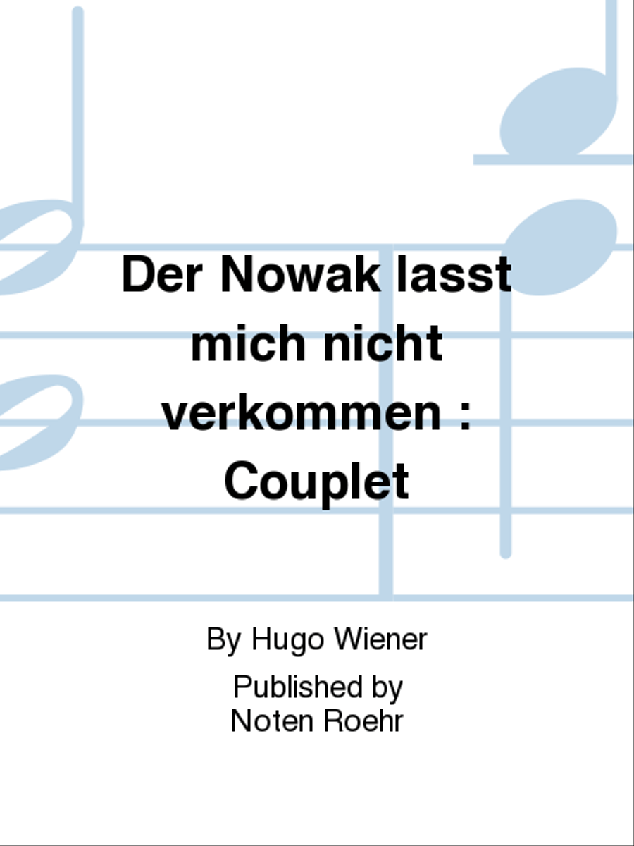 Der Nowak lässt mich nicht verkommen Score scores gallery preview page 1