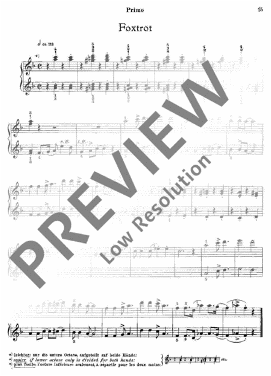 Easy Dances Easy Dances Piano Duet scores gallery preview page 16