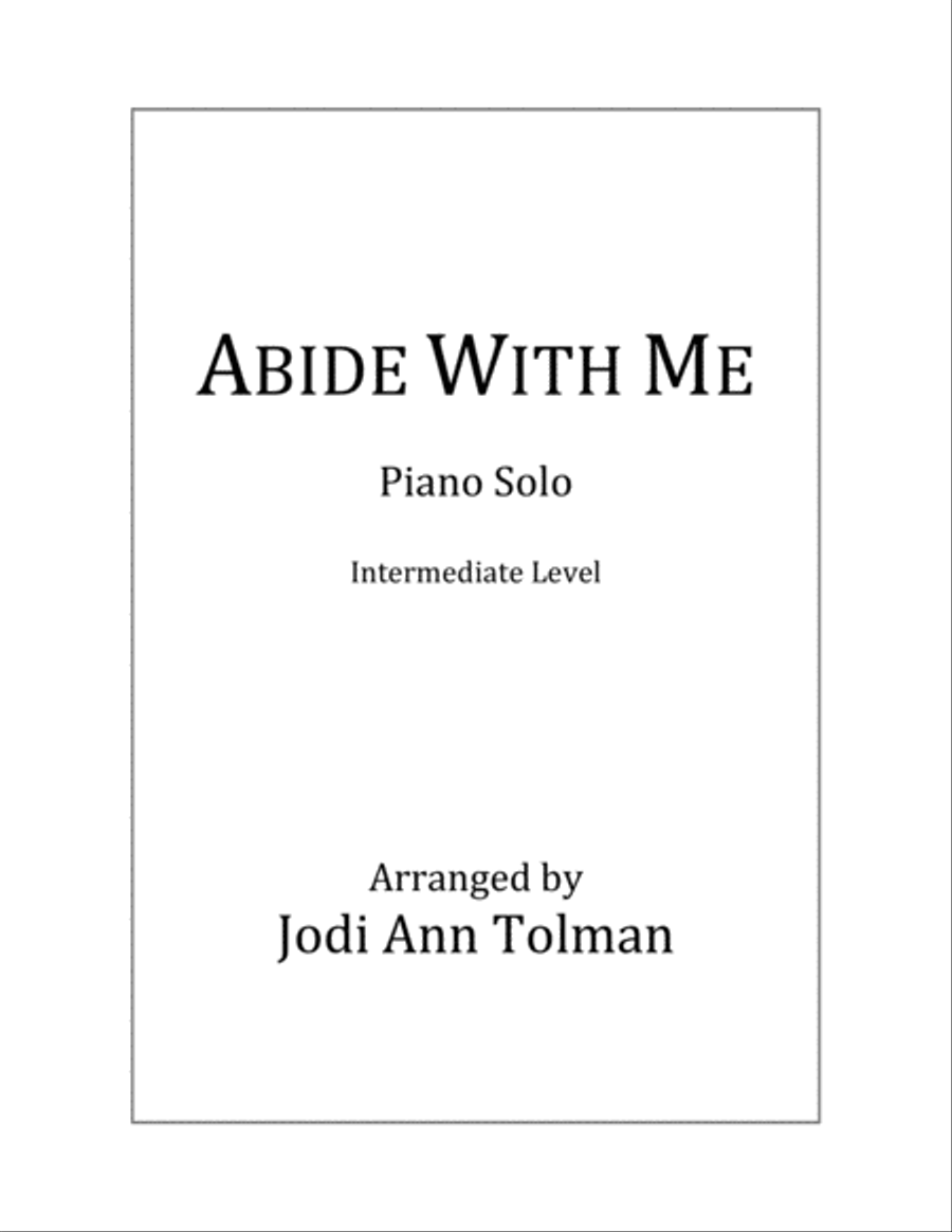 Abide With Me, Piano Solo Piano Solo scores gallery preview page 1
